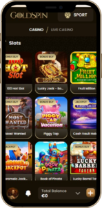 Goldspin mobile casino